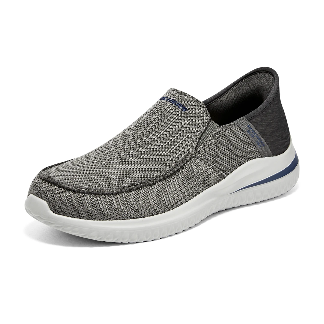 Skechers/斯凯奇休闲轻便男鞋时尚一脚蹬健步鞋减震运动鞋210604