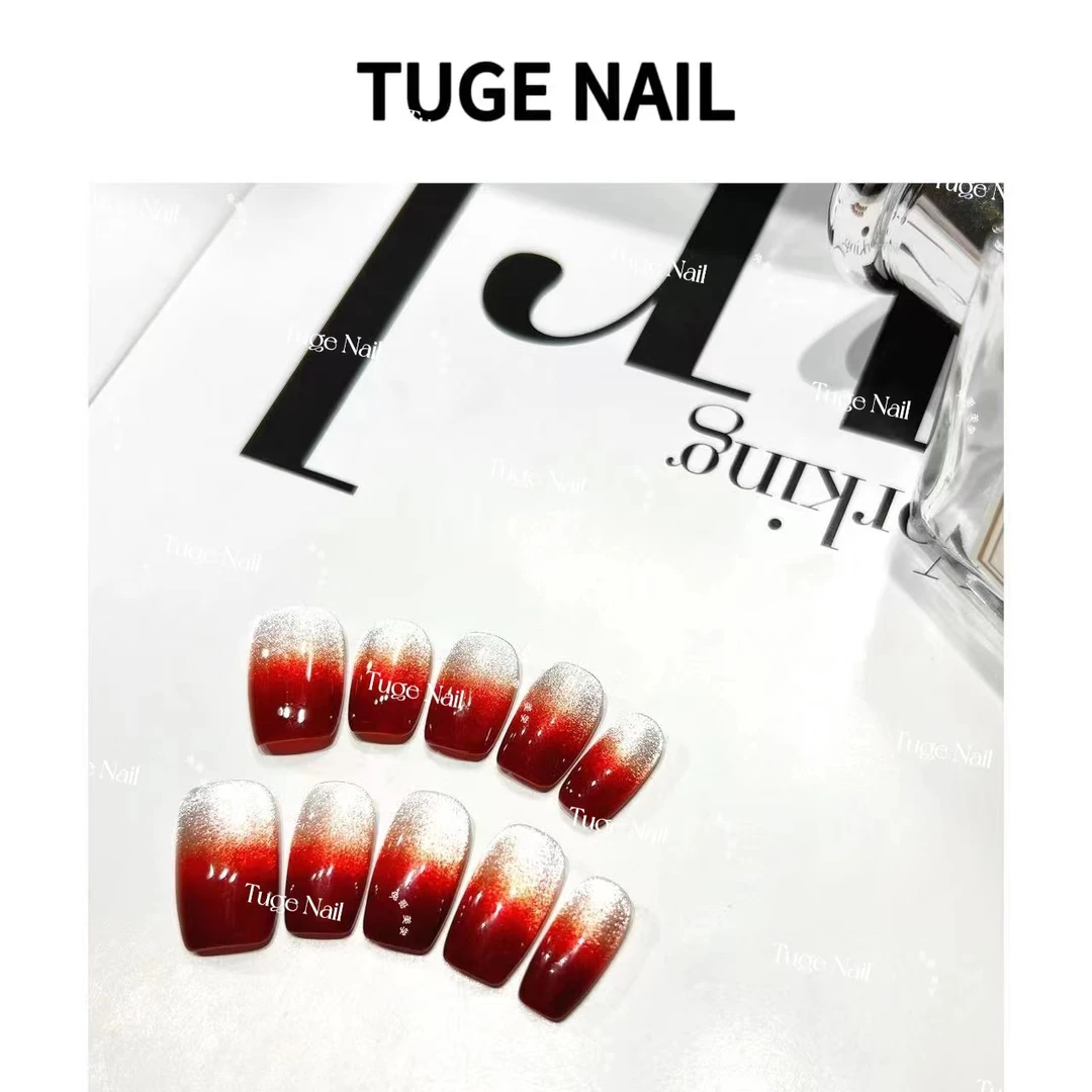 TugeNail “鸡尾酒”秋冬高级复古极简小众设计师龙年美甲TGS202409