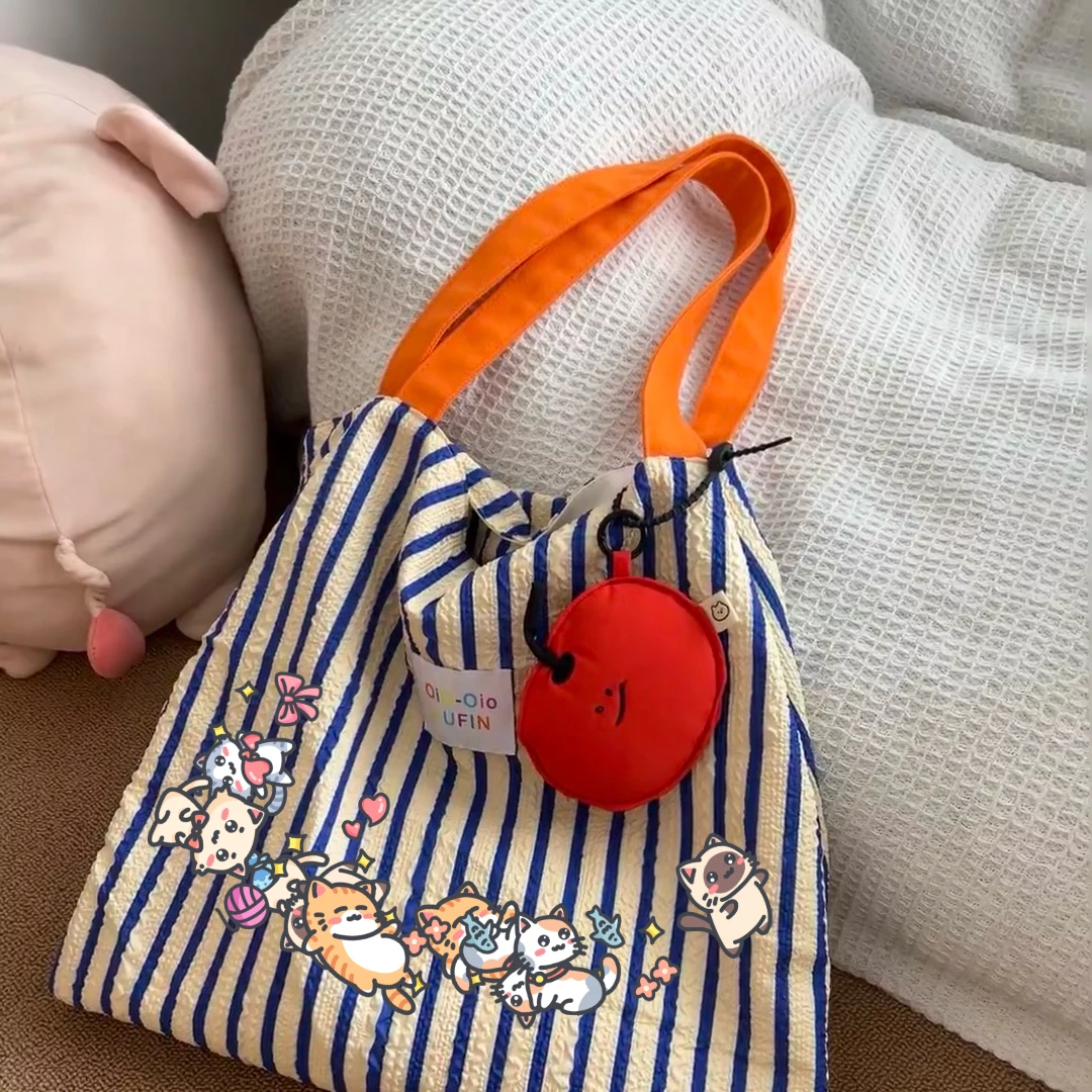 ins帆布包单肩斜挎时尚韩系大容量包包