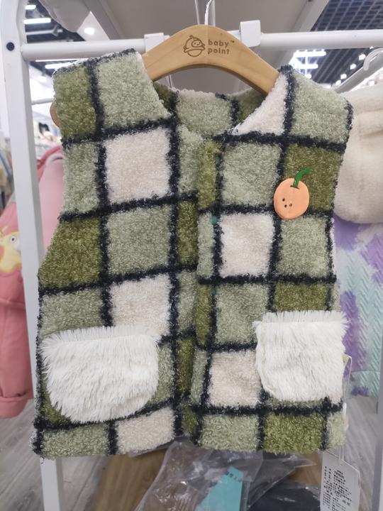 泰迪绒薄棉时尚马甲