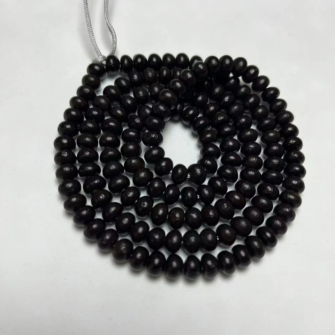 紫金钵盂金碗菩提色似紫檀 光如玛瑙 7mm左右