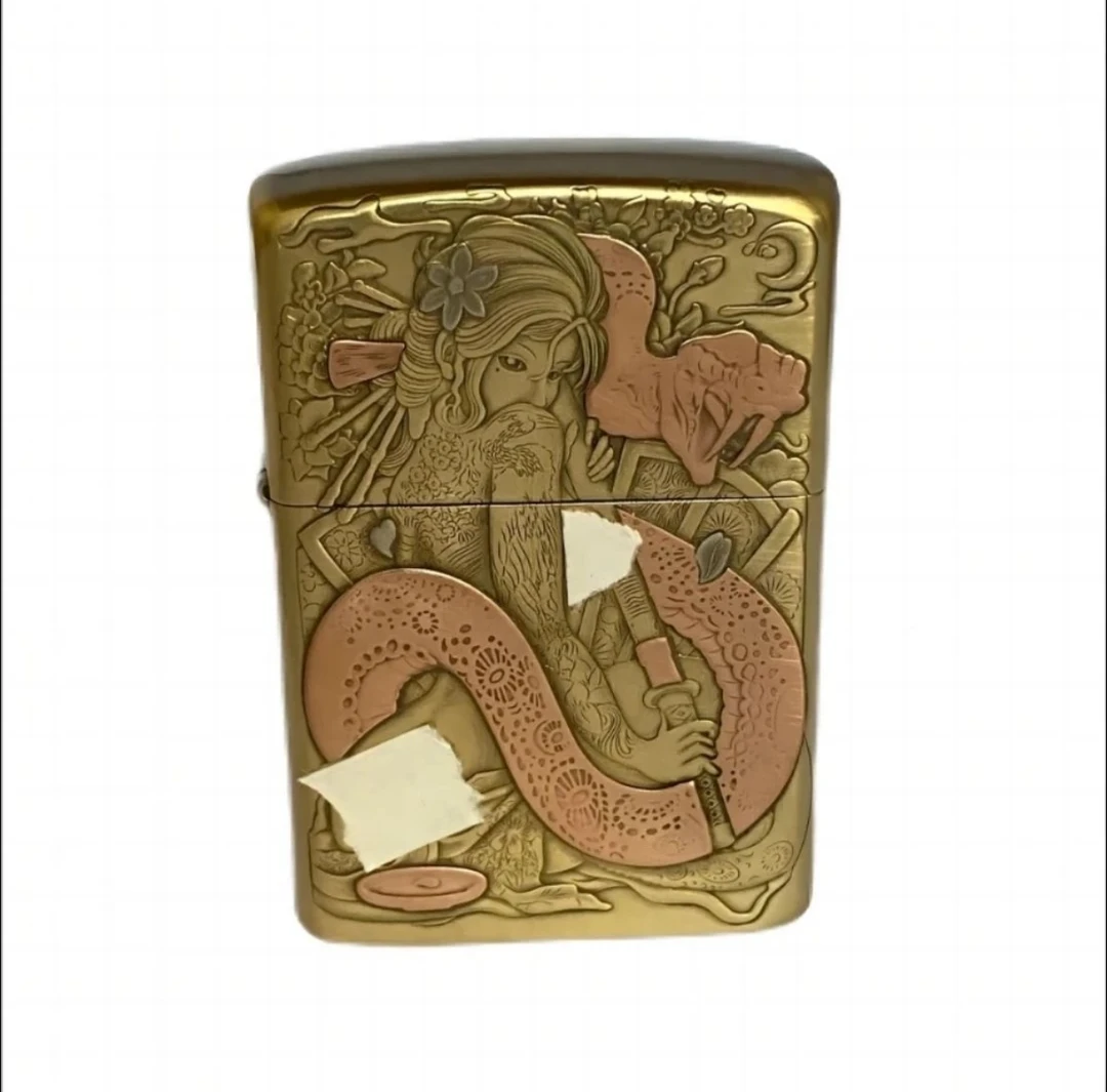 ZORRO佐罗【镶嵌蛇女刀女】3D立体浮雕/902S盔甲机/煤油打火机/防风