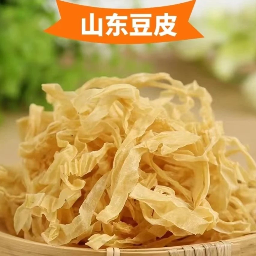大豆蛋白肉豆皮山东特产传统手工制作干货无盐粒人造肉非油炸营养
