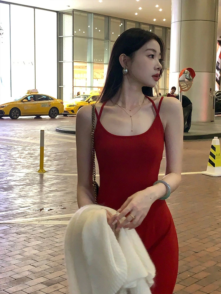 EIA一尧新中式国风【姐感天菜】复古港风收腰连衣裙显瘦修身气质裙