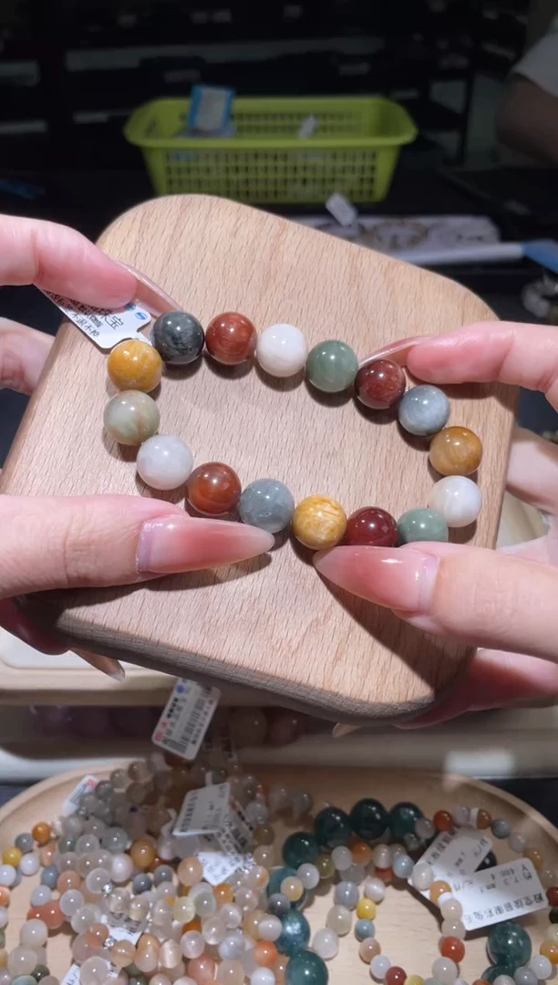 【闪购商品】水晶手链未镶嵌177号多性样发货一E  13mm+