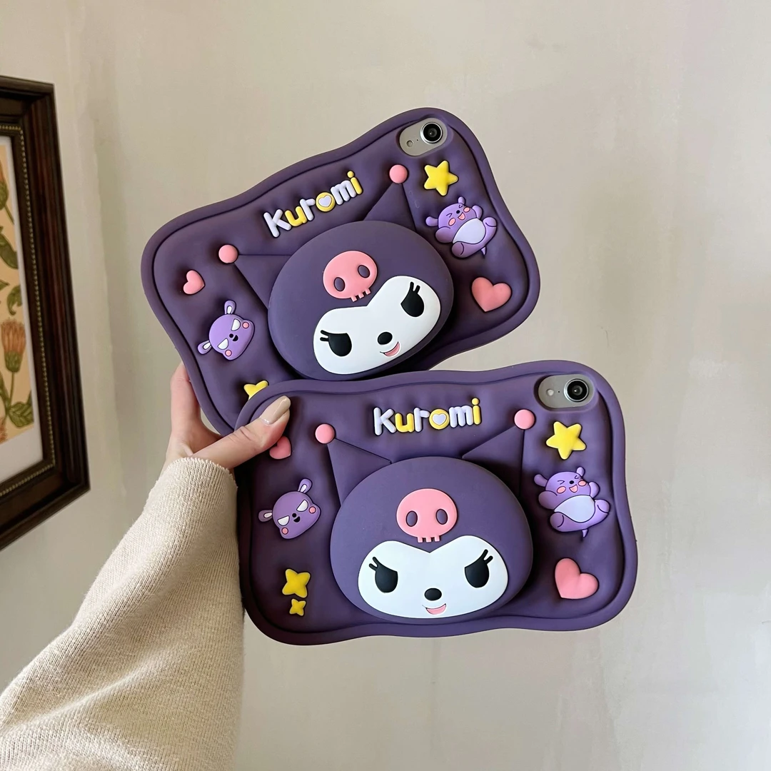 可爱卡通库洛米适用iPad10代保护套全包硅胶mini6防摔pro支架软壳