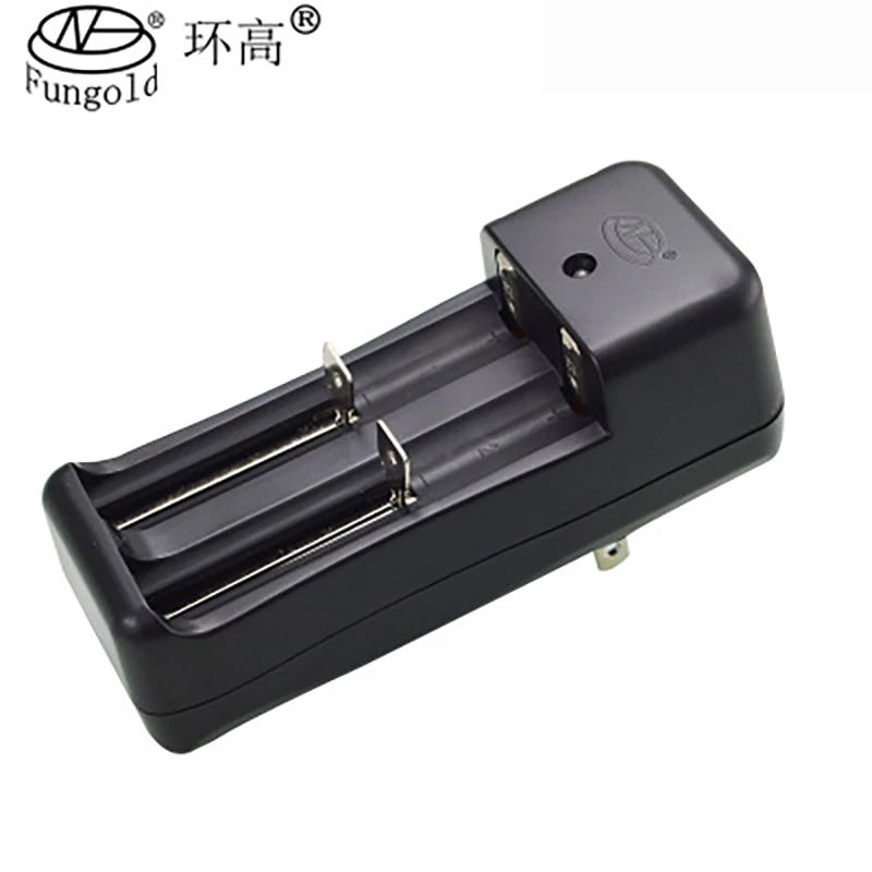 环高18650锂电池精准充满自停双槽座充 强光手电筒3.7v智能充电器