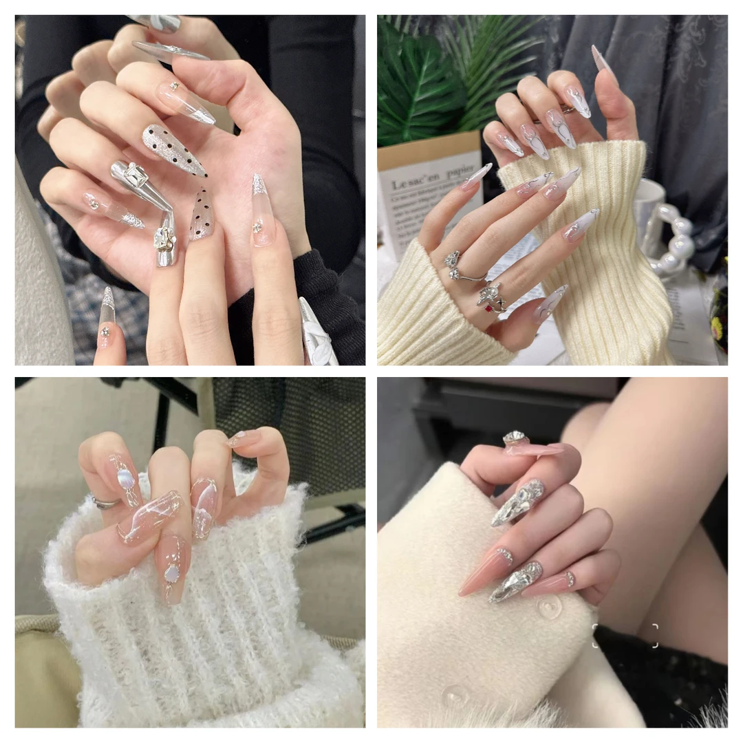 可炫纯手工穿戴甲盲盒随机美甲一副