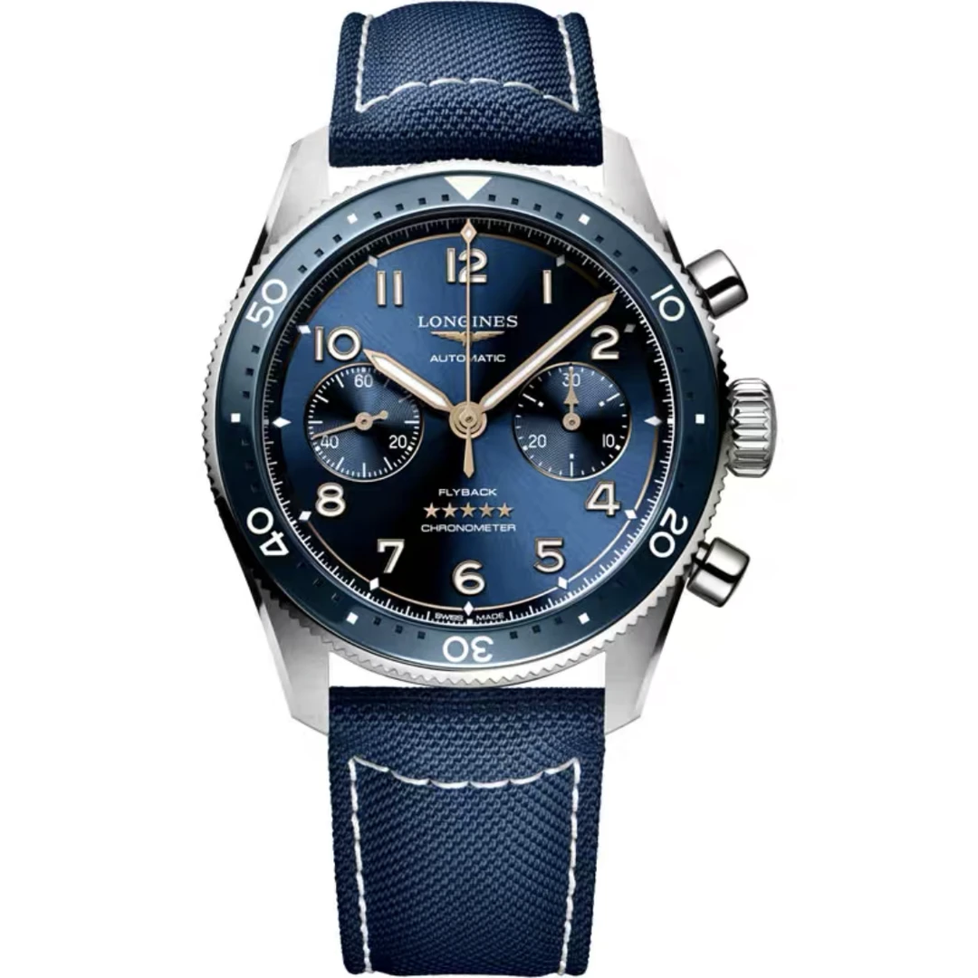 99新 Longines/浪琴 奢王/先行者飞返什时/表径42/L3.821.4.93.2