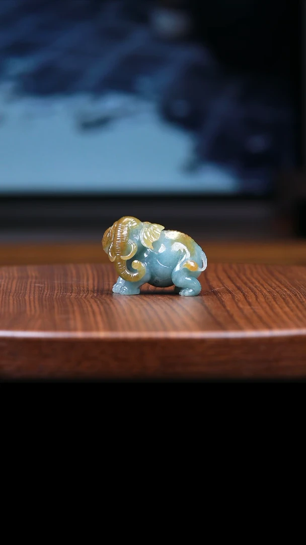 【闪购商品】翡翠摆件未镶嵌翡翠大象