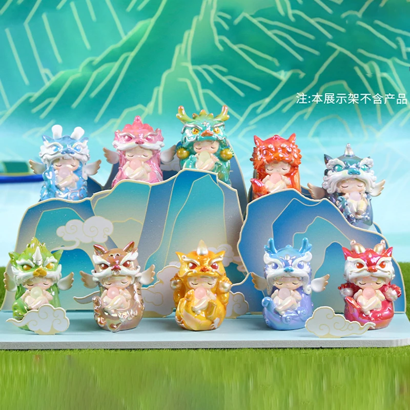 新款龙年山海异兽概率潮玩盲盒手办散装