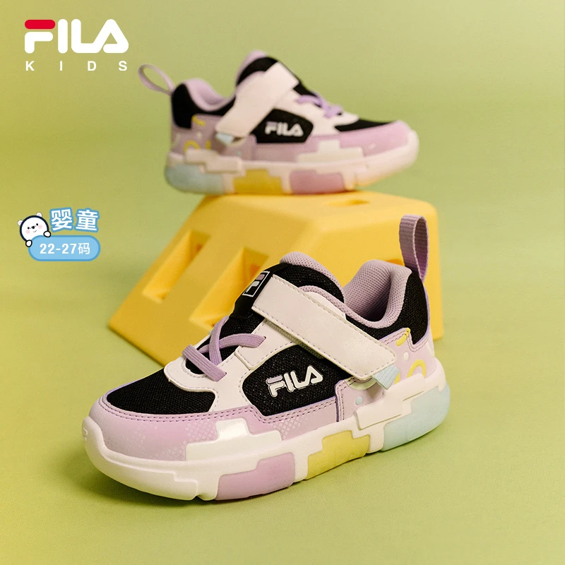 FILAKIDS斐乐儿童【积木闪灯鞋】幼童保暖软底运动鞋K13B441601