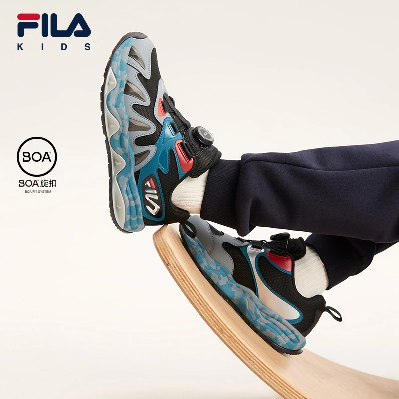 FILAKIDS【虎爪鞋】男女中大童时尚专业户外运动跑鞋K15B342501F