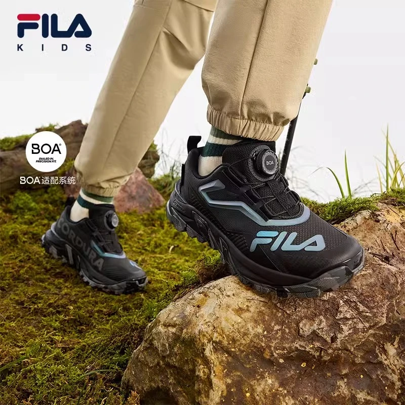 【秋季开学必备】FILA斐乐儿童猎豹2秋季透气户外运动鞋K15B432506F