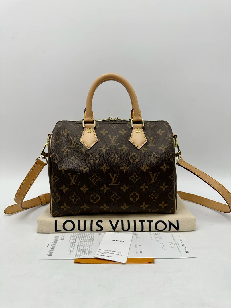 95新 LouisVuitton/路易威登 sp25波士顿肩带款手提枕头包