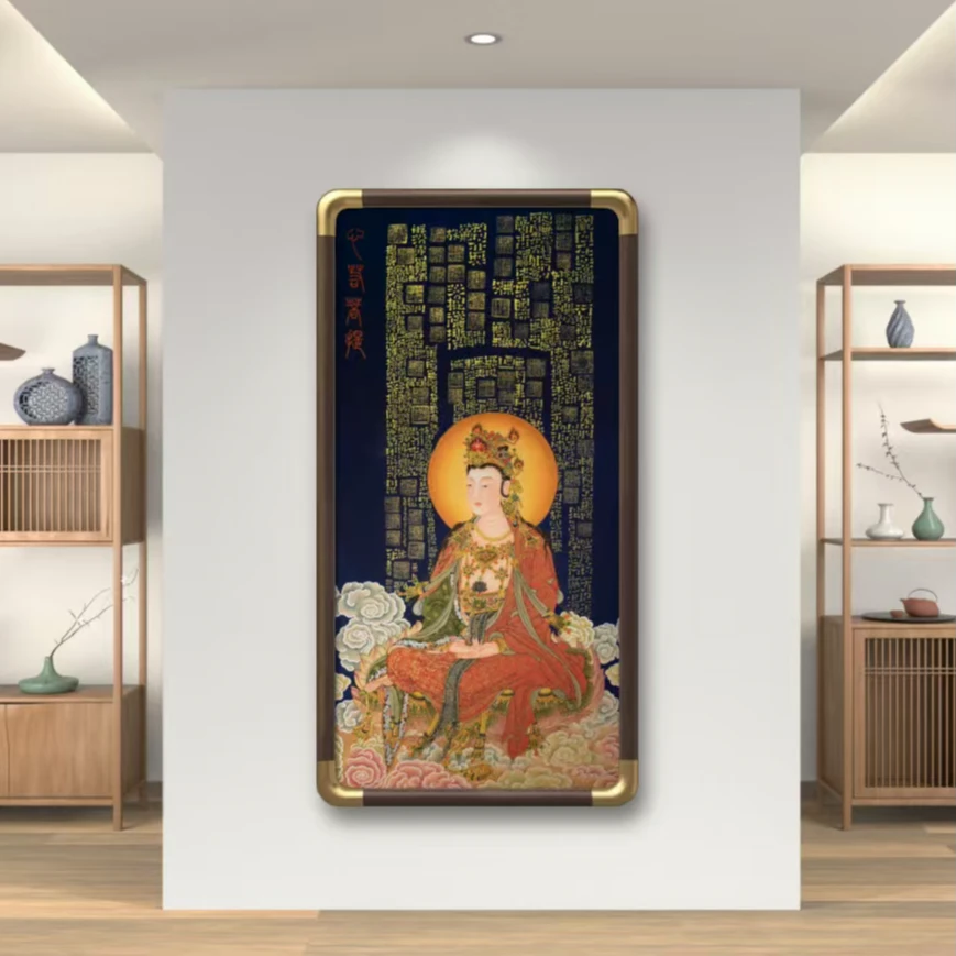 高老师人物系列书画作品心若菩提