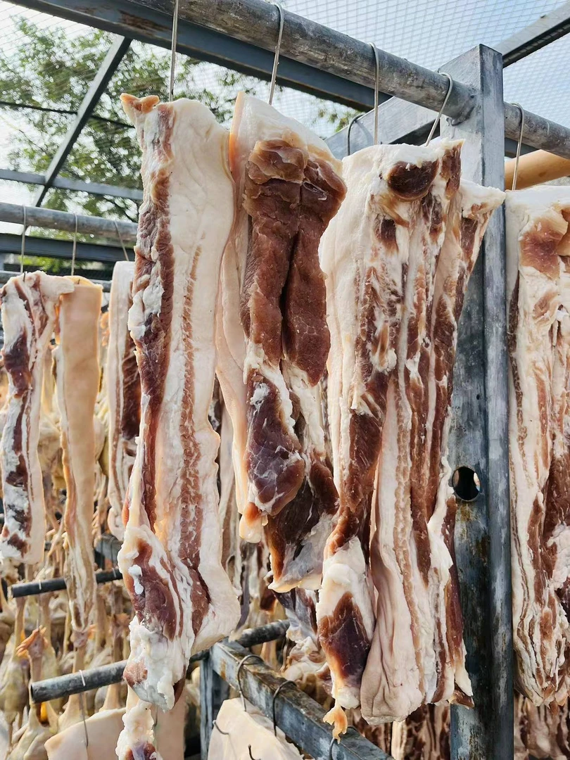 咸肉五花肉安徽正宗肋条肉农家自制腊肉土猪肉风干排骨腌肉