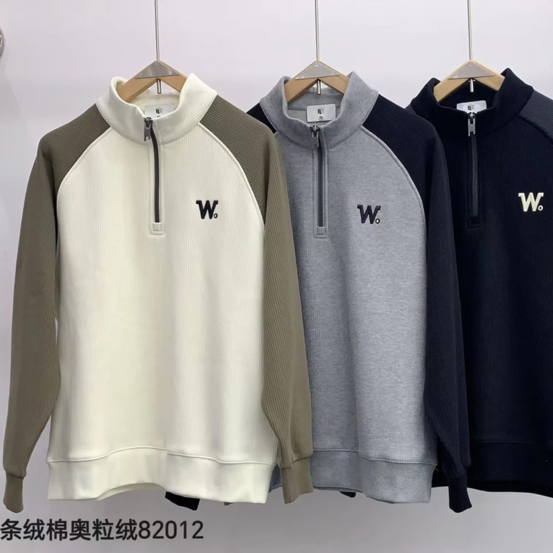 82008加绒擦肩袖加绒卫衣