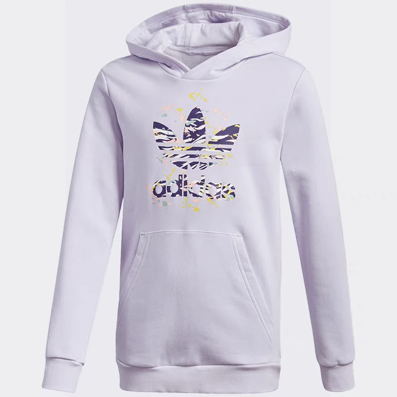 Adidas/阿迪达斯正品 新三叶草大童装运动套头衫GD2815
