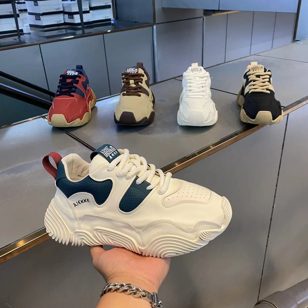 2024秋季男士新款手工包底潮流时尚休闲透气舒适男鞋（皮鞋码）