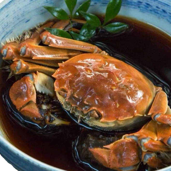 哇蟹蟹纯天然大螃蟹公4.8-5两,母3.8-4两规格五对十只礼盒装