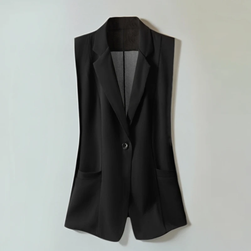 西装薄款马甲女夏2025年新款轻薄雪纺马夹女款夏季高端小马夹无袖