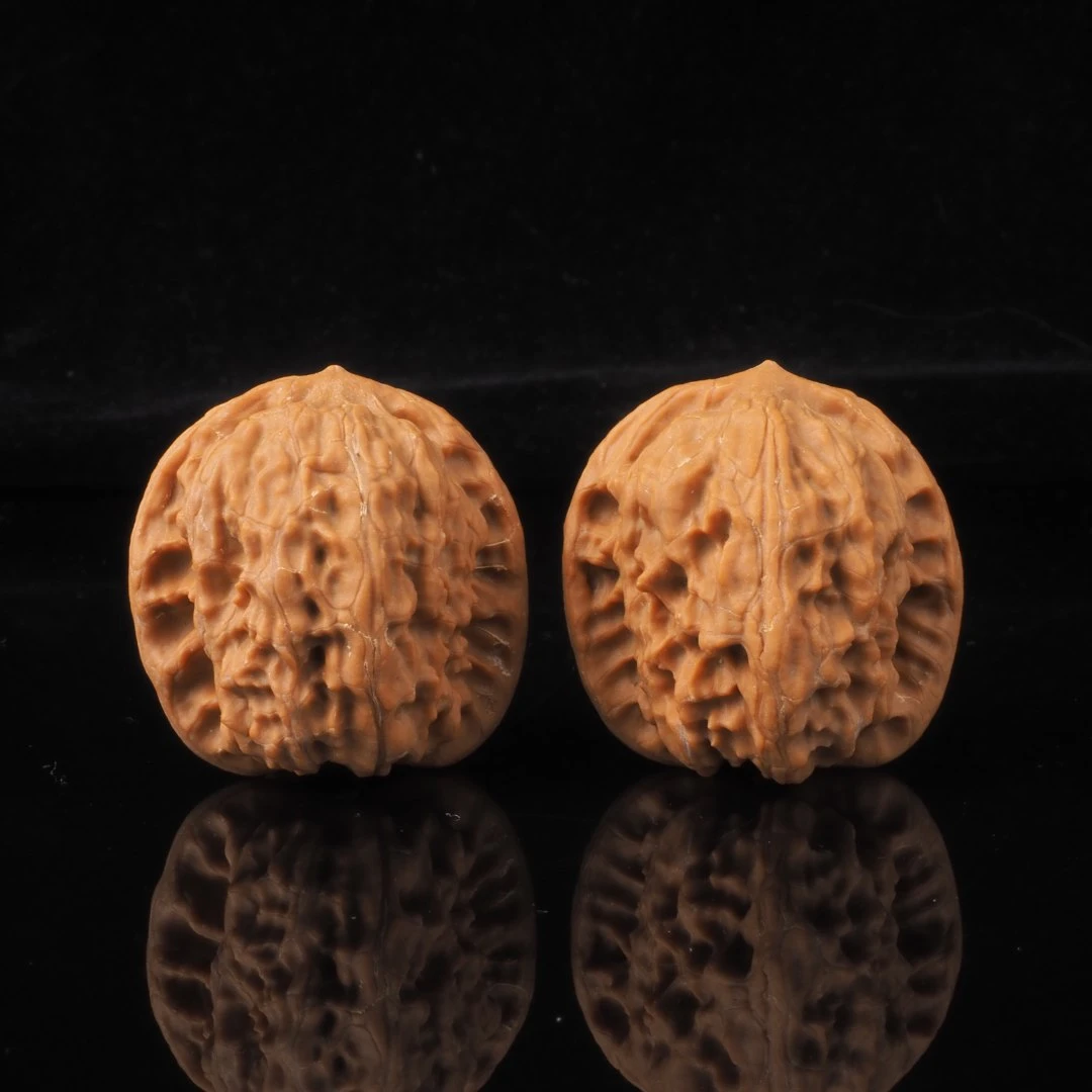 狂漏炸！全品无修小野狼延庆小钢炮狼牙山狮子头文玩核桃手捻