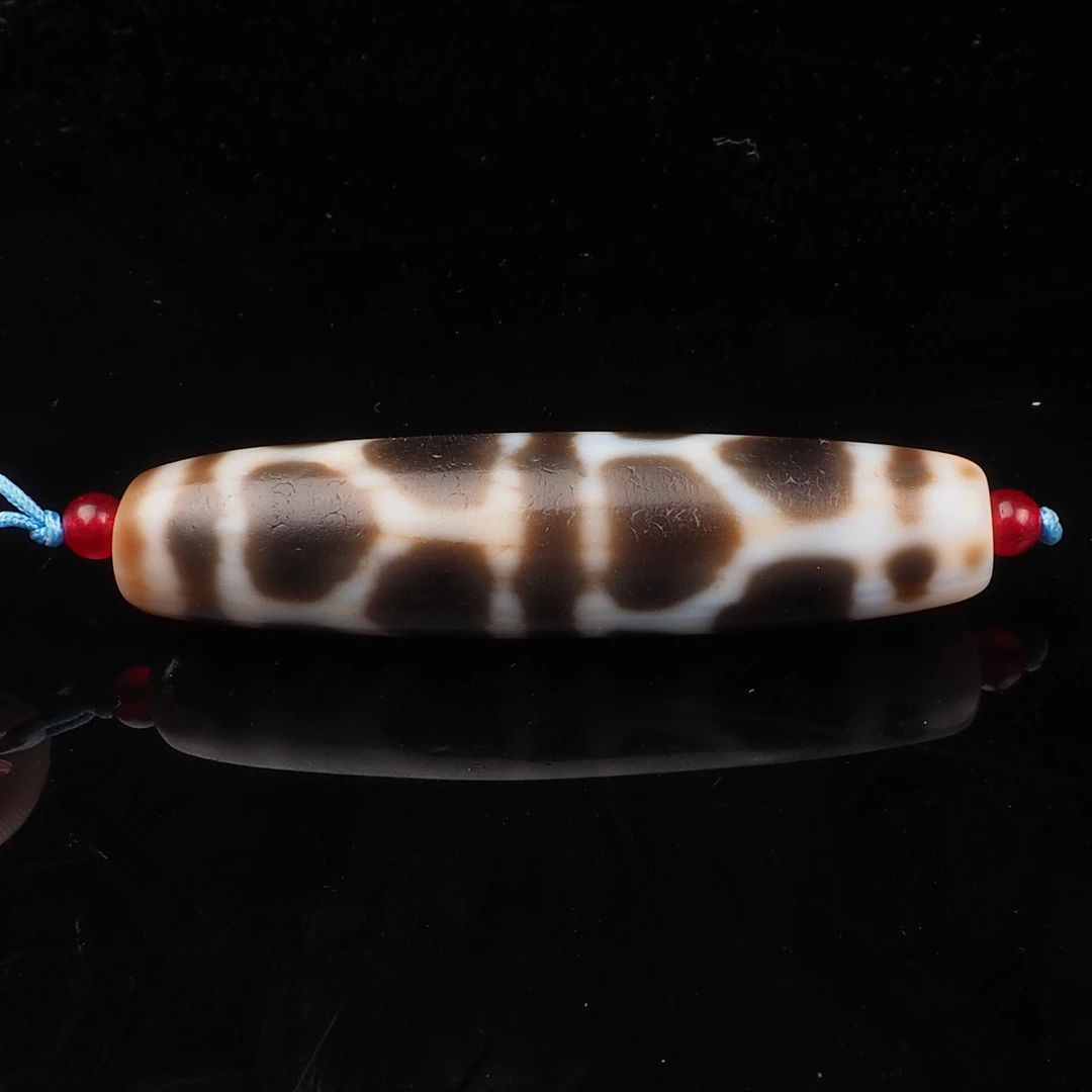 【一代老台湾小卢天珠】32号三十年一代至纯老台珠一物一图玛瑙