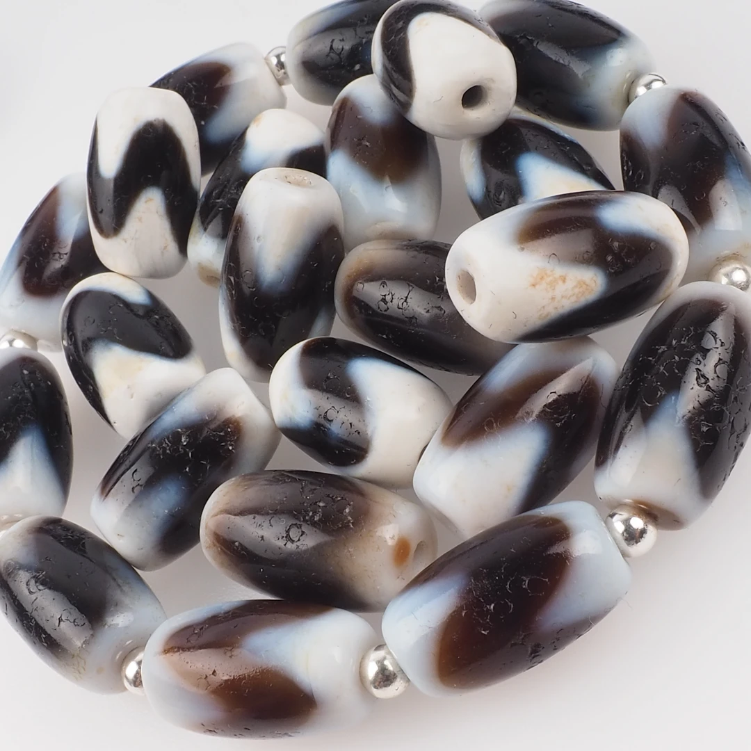 亏出？都是赚的！巴西白芯老台渗透黑白虎牙条纹玛瑙