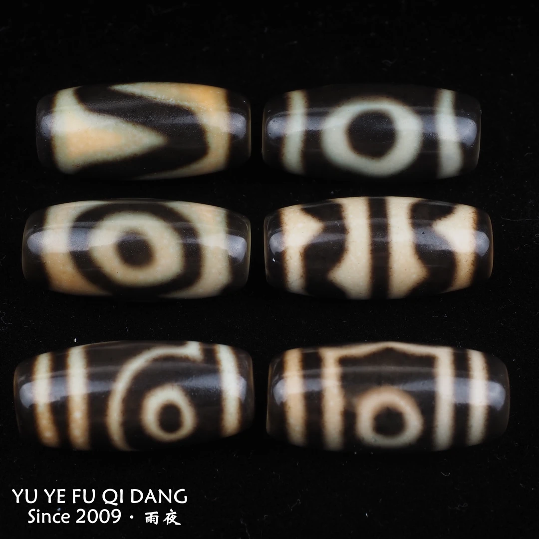 一比一复刻良品！巴西白芯渗透台工瓷白深黑小厂高货天珠玛瑙