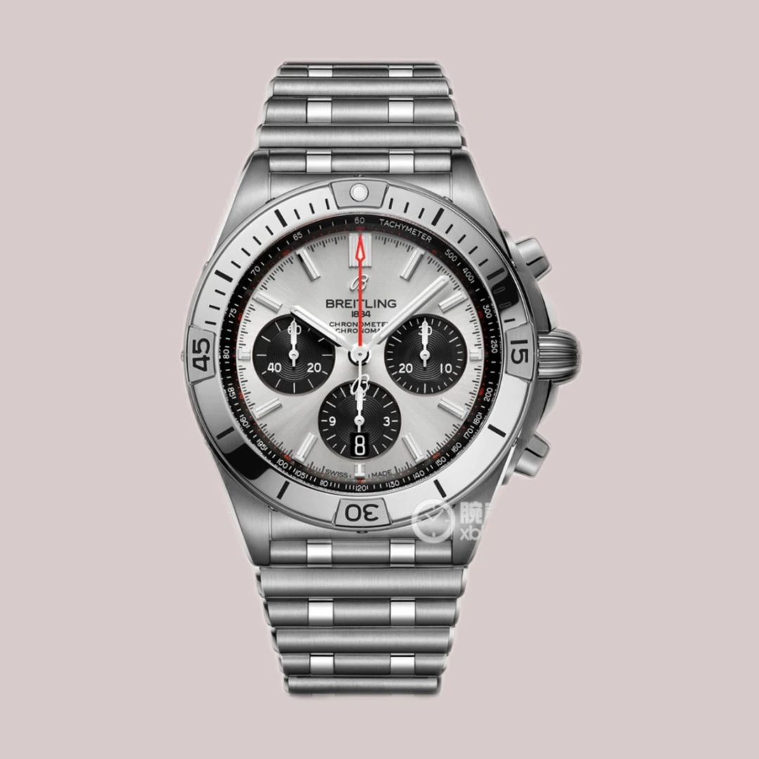99新 BREITLING/百年灵 21年全套 百年灵机械计时AB0134101G1A1