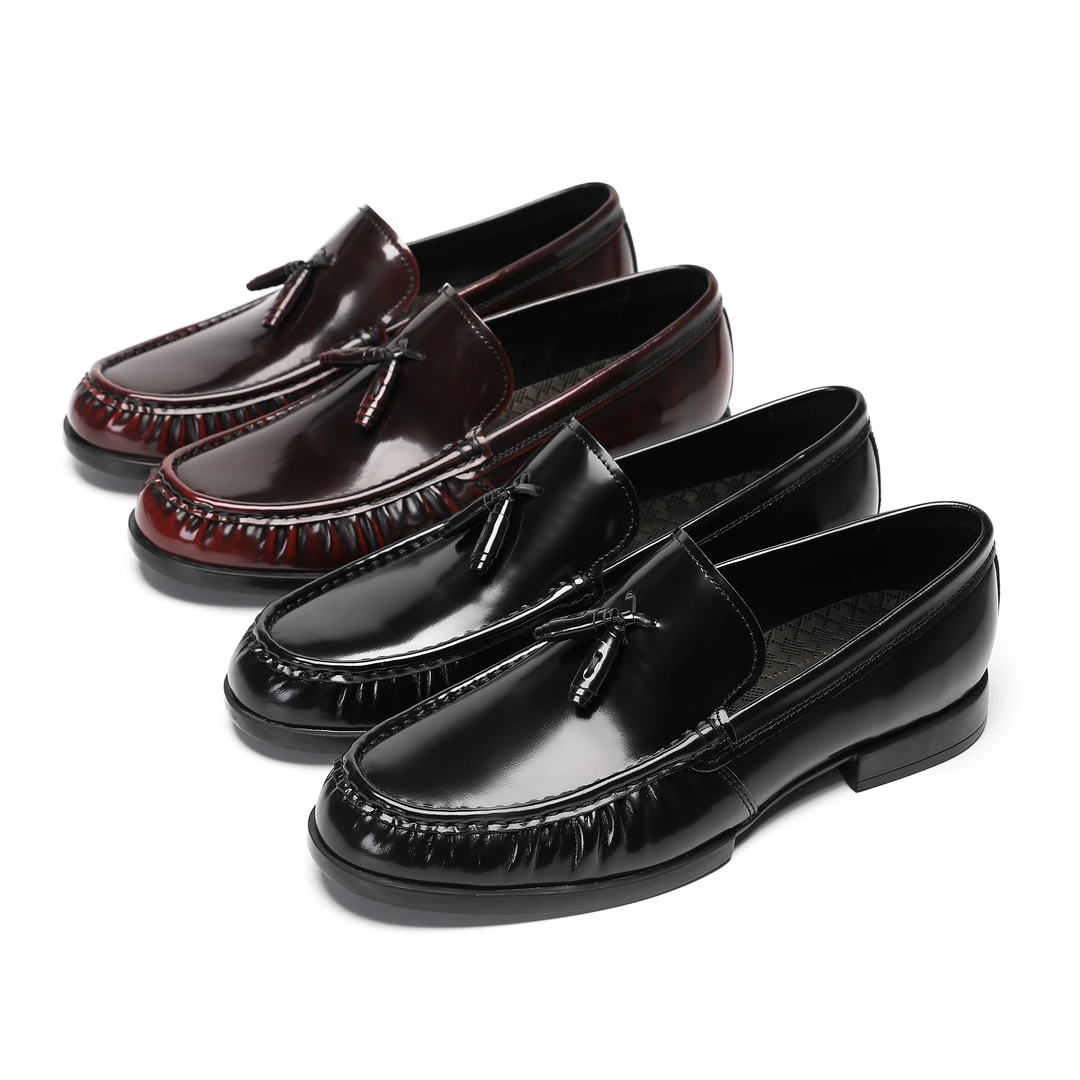 【扣号拍】198直播公拍链接英伦风真皮时尚休闲男鞋手工乐福男士鞋