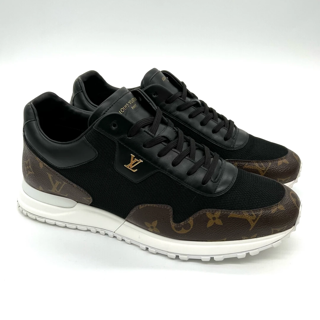 99新 LouisVuitton/路易威登 棕色老花运动鞋 奢侈品 男鞋 42.5码