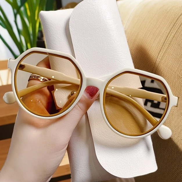 太阳镜街拍潮流茶色新款墨镜网红眼镜百搭个性太阳镜女