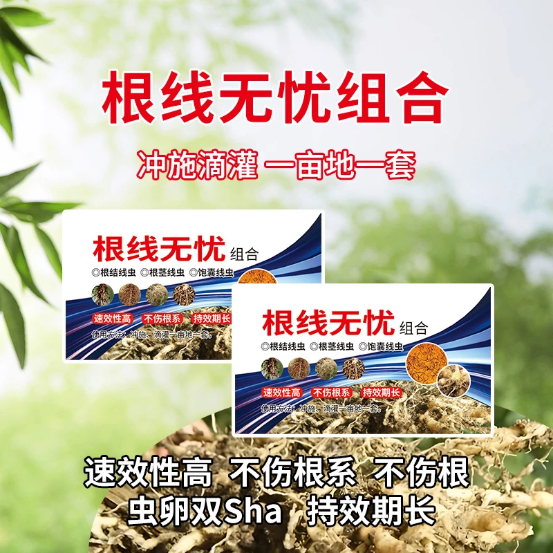 亲土卫士大姜根结线虫套餐 根线无忧组合 不伤根 持效期长