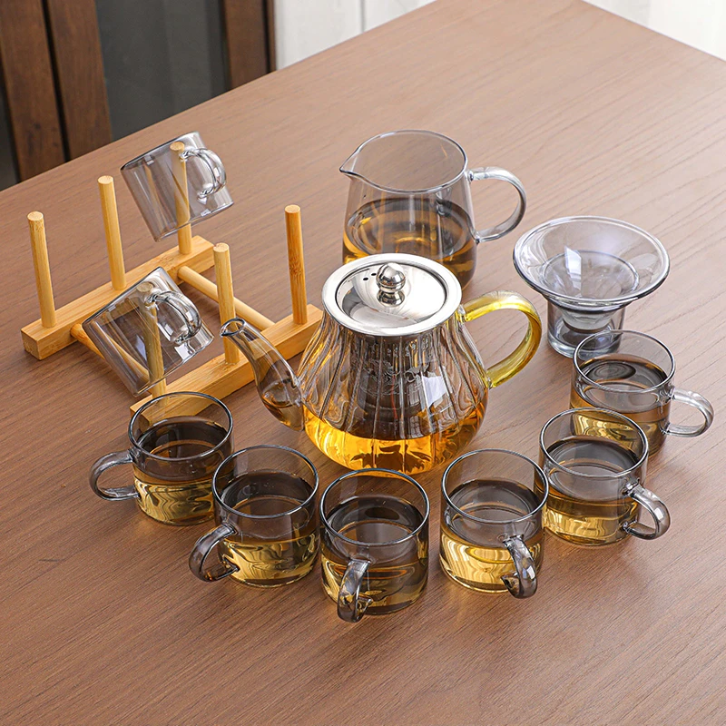 茶具套装耐热玻璃功夫茶具套装家用轻奢高档茶壶泡茶具办公室会客