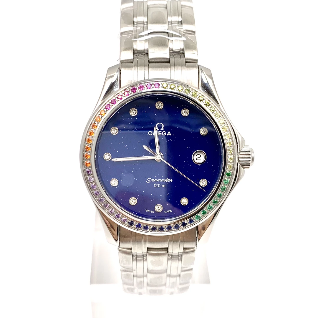99新 Omega/欧米茄 海马/石英/表径36mm/女表