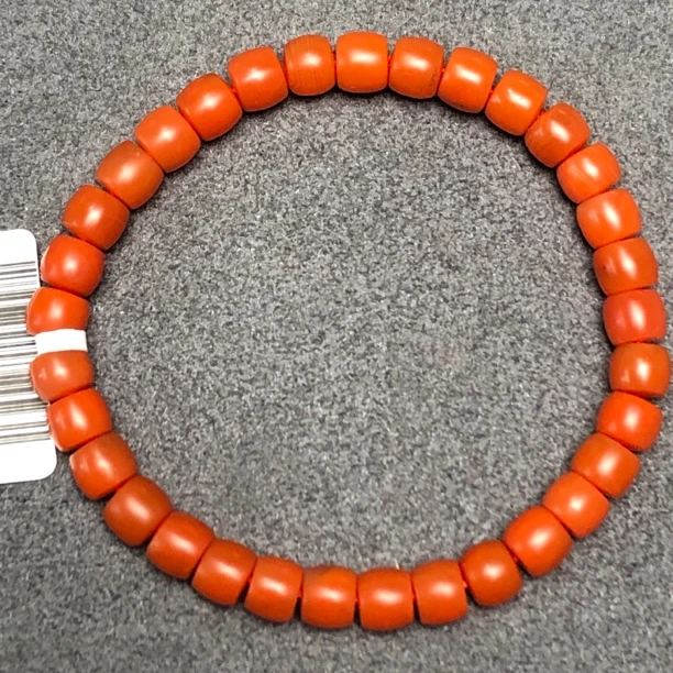 原矿无优化保山南红玛瑙大水沟直切5-6mm单圈手串