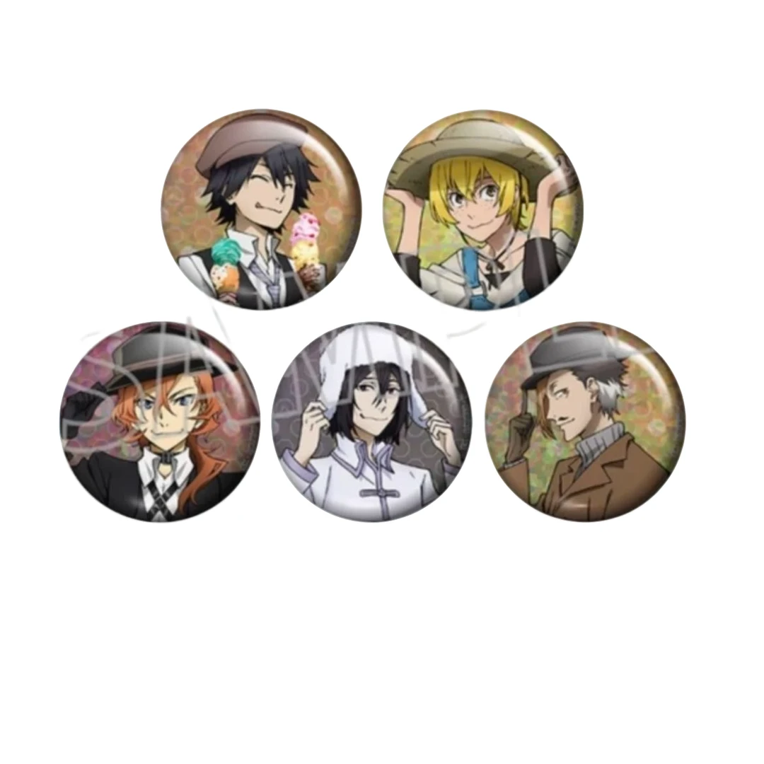 【日谷】文豪野犬八周年第四弹 帽子日 光栅卡 方吧唧AB 徽章盲盒