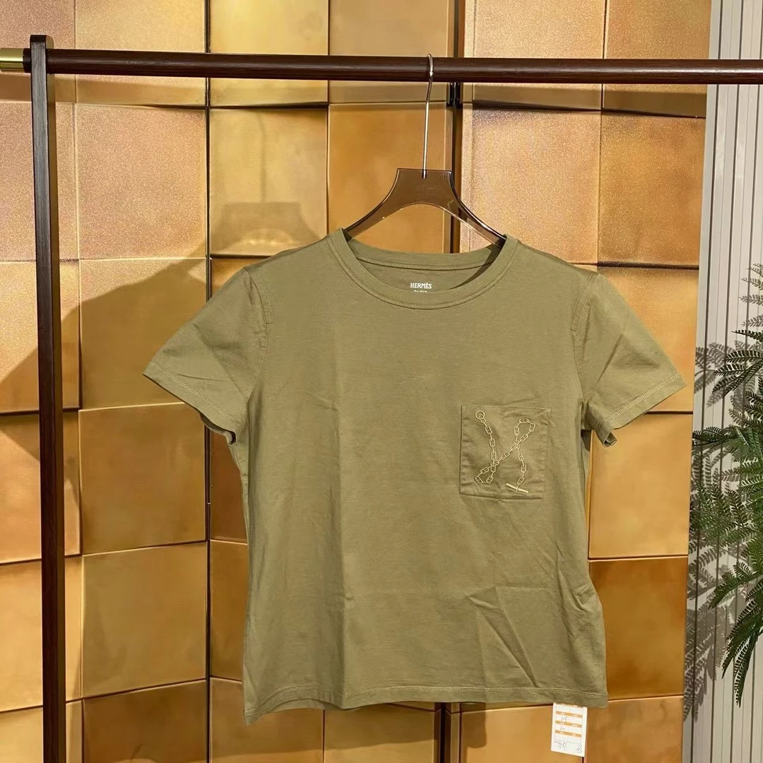 潮奢 爱马仕 短袖 44码hs36905