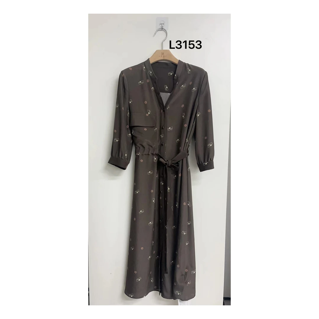 桑蚕丝连衣裙 MH-L3153