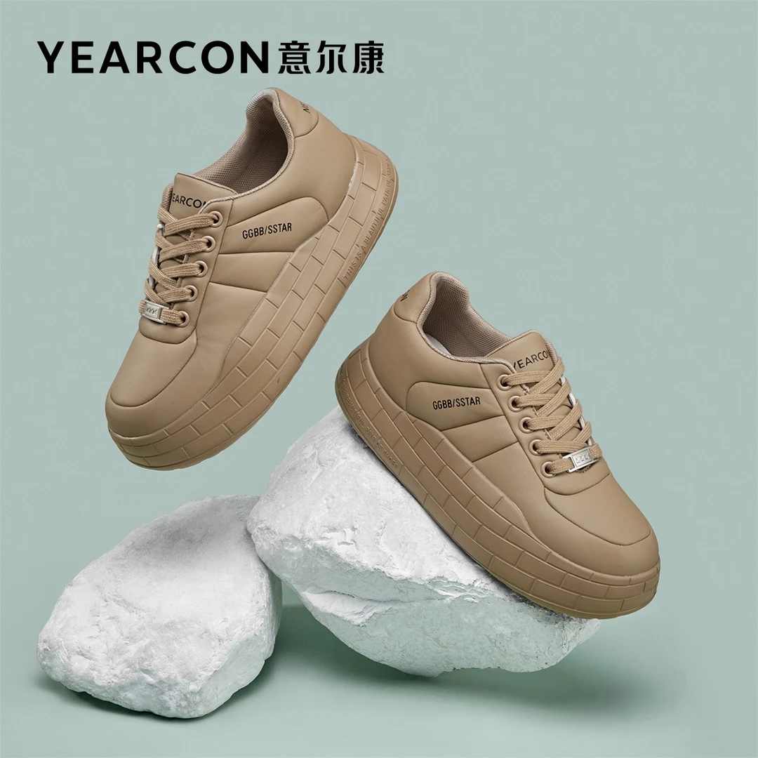意尔康2023年春季新款休闲时尚百搭运动休闲鞋3261ZD29232W系带