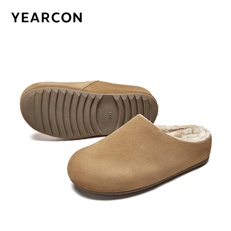 意尔康女鞋冬季新款真皮时尚百搭加绒雪地靴厚底保暖防滑雪地靴