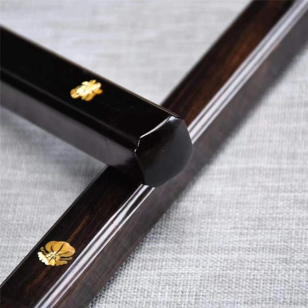 紫光檀镶嵌螺钿香筒长款24cmx2cmx2cm