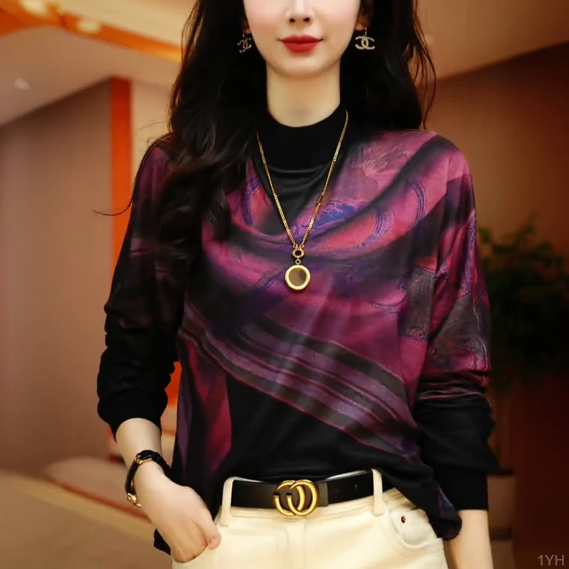 秋季气质显瘦修身优雅轻奢百搭时尚爆款女成熟减龄常规款上衣女