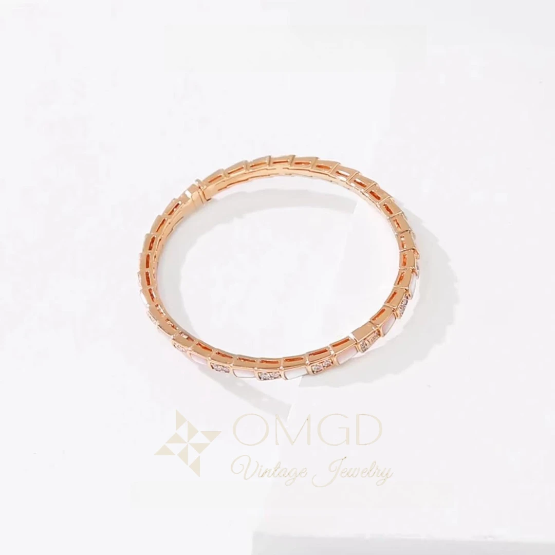 铜合金合成锆石手镯 【A1129】手镯 轻奢时尚设计款-SS