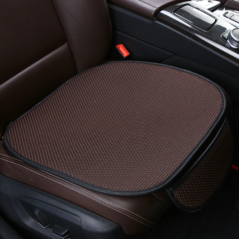 汽车坐垫汽车专用通风冰丝坐垫四季通用透气防滑舒适耐磨座垫