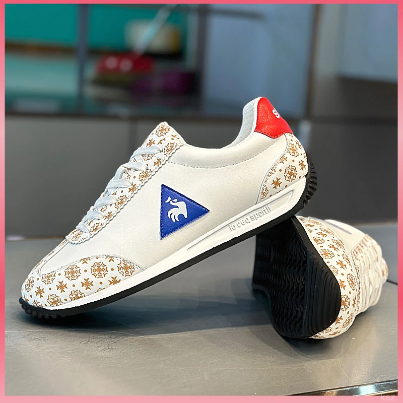 黑鞋休闲鞋潮百搭阿甘鞋潮流低帮皮面印花潮鞋夏季透气鞋男鞋软底