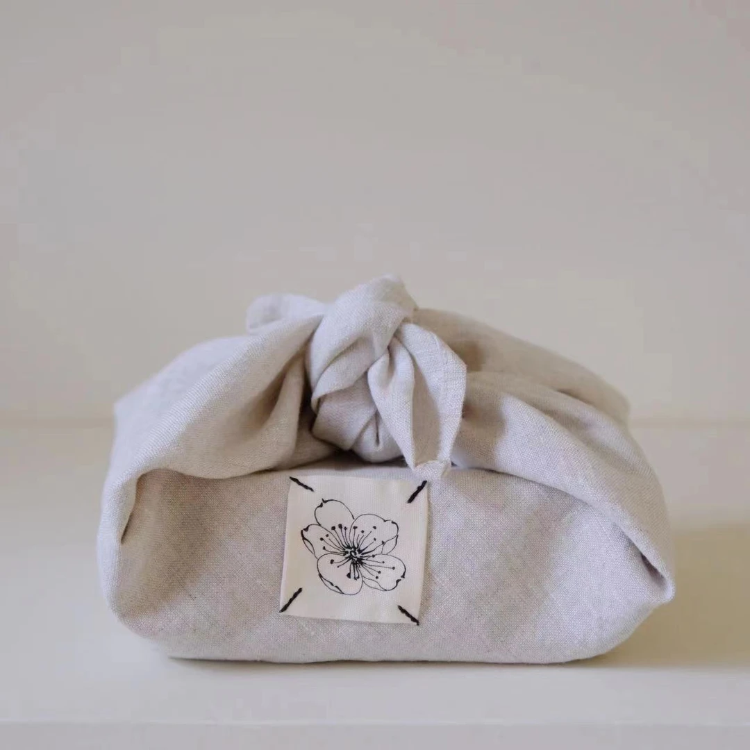 花间事定制款棉麻纸巾收纳包
