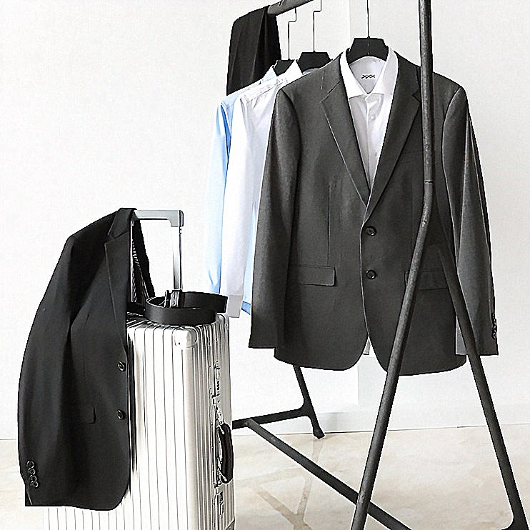 看得见的高端!Japan進口面料男士时尚休闲西服西装单西黑色春秋